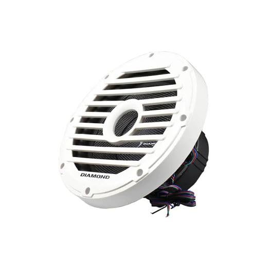 6.5-Inch All-Weather Coaxial Speakers with 5-Channel Amplifier