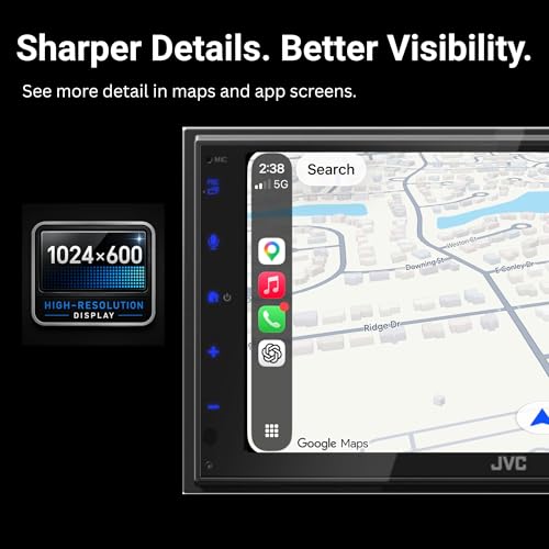 Car Stereo with CarPlay Android Auto AM/FM Touchscreen
