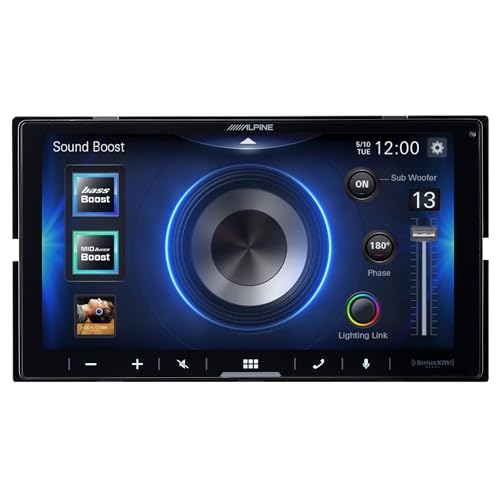 7-Inch Double DIN Multimedia Receiver with Wireless CarPlay Android Auto and Backup Camera
