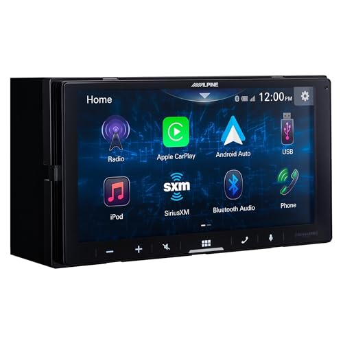 7-Inch Double DIN Multimedia Receiver with Wireless CarPlay Android Auto and Backup Camera