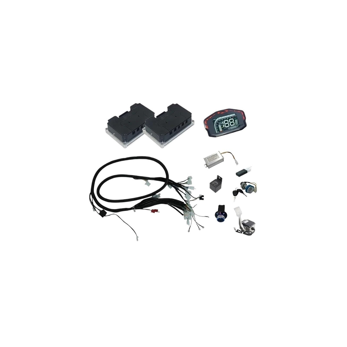 Dual-Drive Plug-and-Play Wiring Harness for Fardriver and Votol Controllers