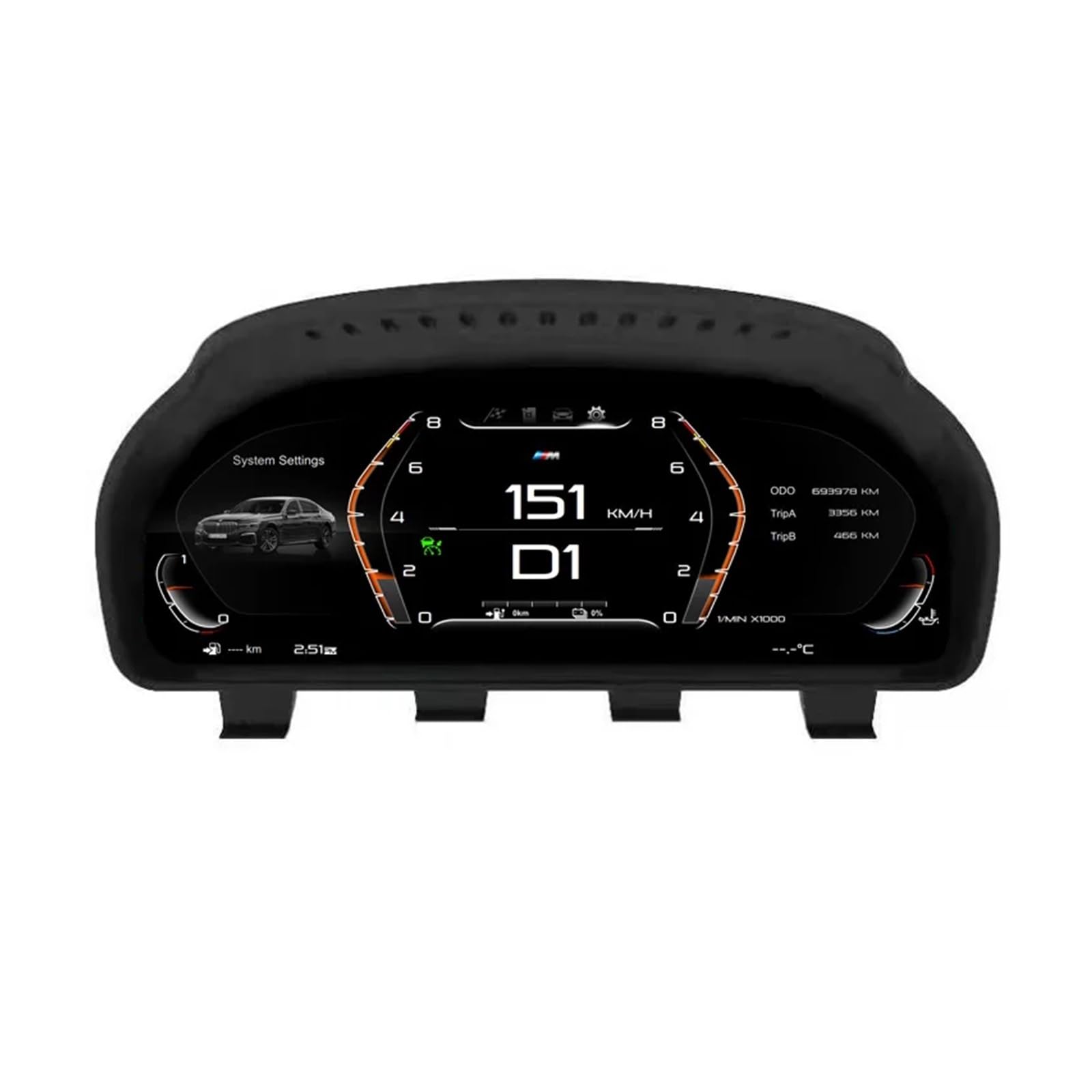 5GT F07 F10 F11 F19 Instrument HUD Supported Digital Cluster Dashboard
