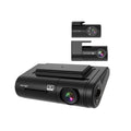 4K Triple-Lens Dash Camera with 2K Rear and Interior Recording