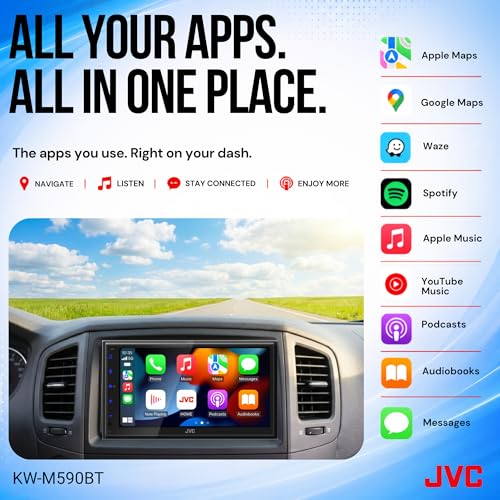 Car Stereo with CarPlay Android Auto AM/FM Touchscreen