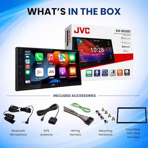 Car Stereo with CarPlay Android Auto AM/FM Touchscreen