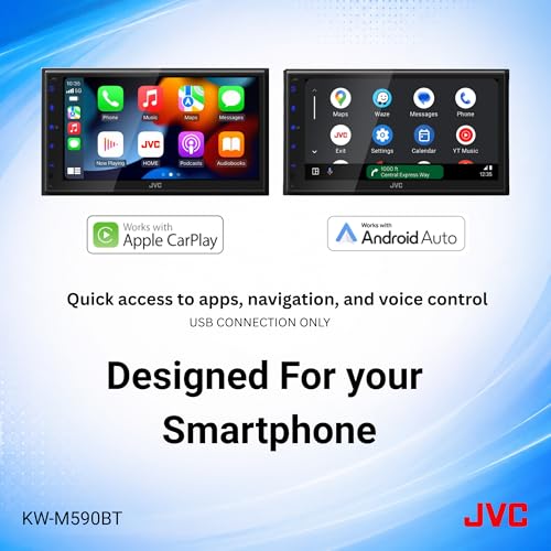 Car Stereo with CarPlay Android Auto AM/FM Touchscreen