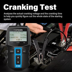 12V Digital Car Battery Load Tester and Charging System Analyzer
