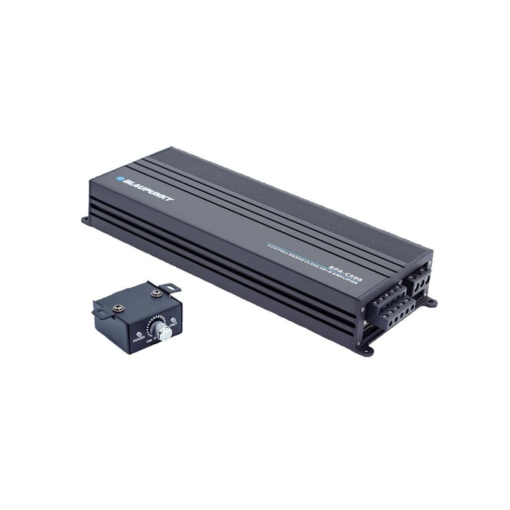 Single DIN Bluetooth Stereo Receiver with 5-Channel Amplifier 10-Inch Subwoofer and 6-Inch Speakers