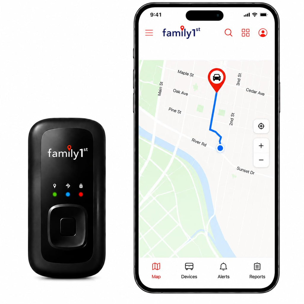 Portable GPS Tracker with 1-Year Subscription