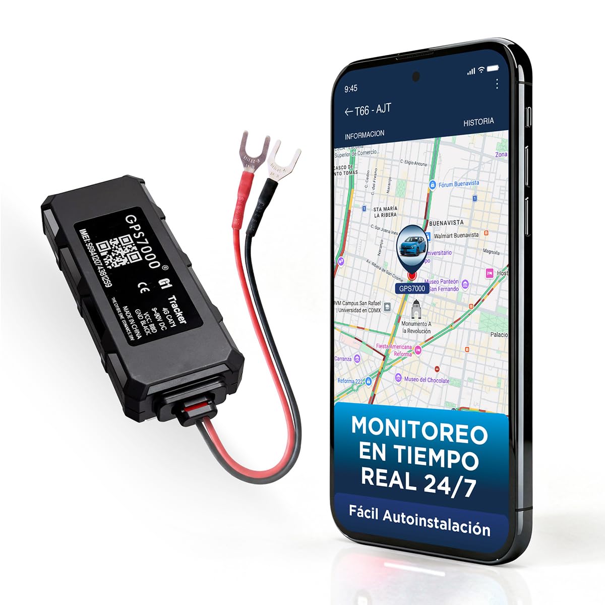 Hidden 4G GPS Tracker for Vehicles with Real-Time Tracking