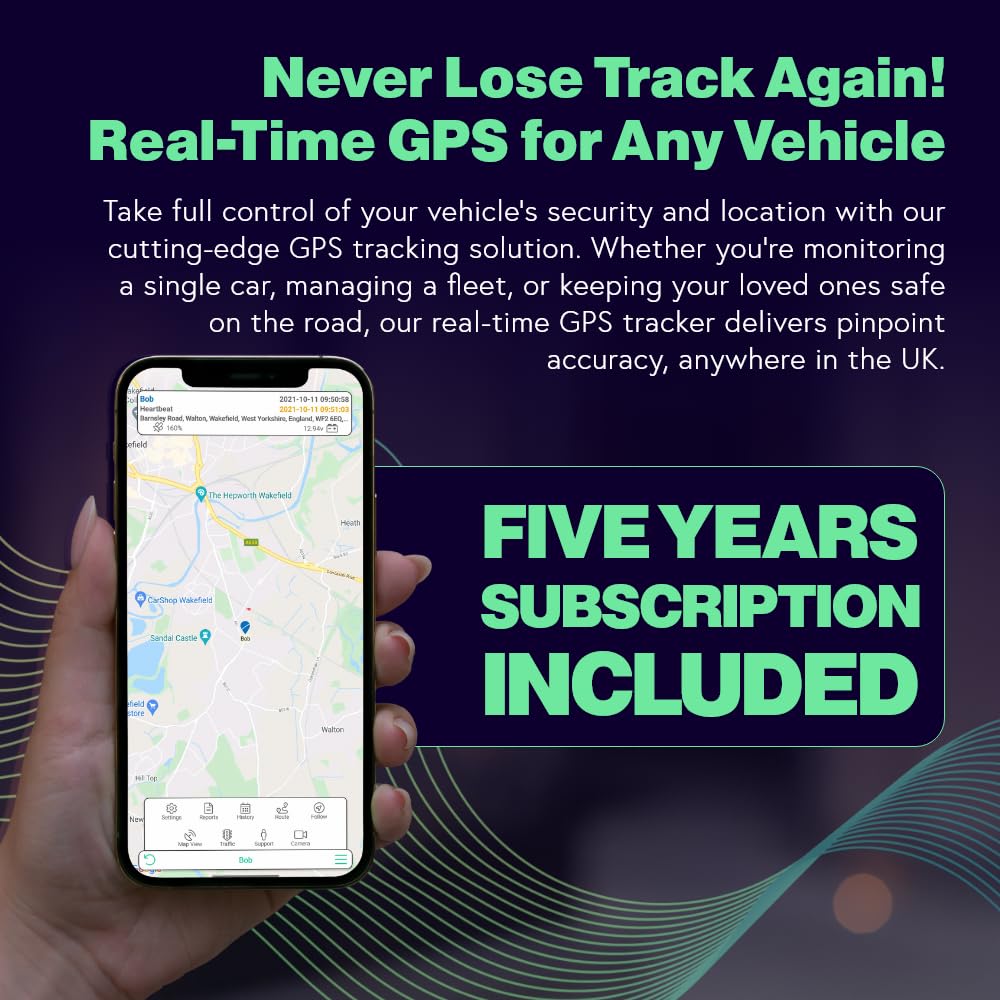 4G Hardwired GPS Tracker for Vehicles with Real-Time Tracking