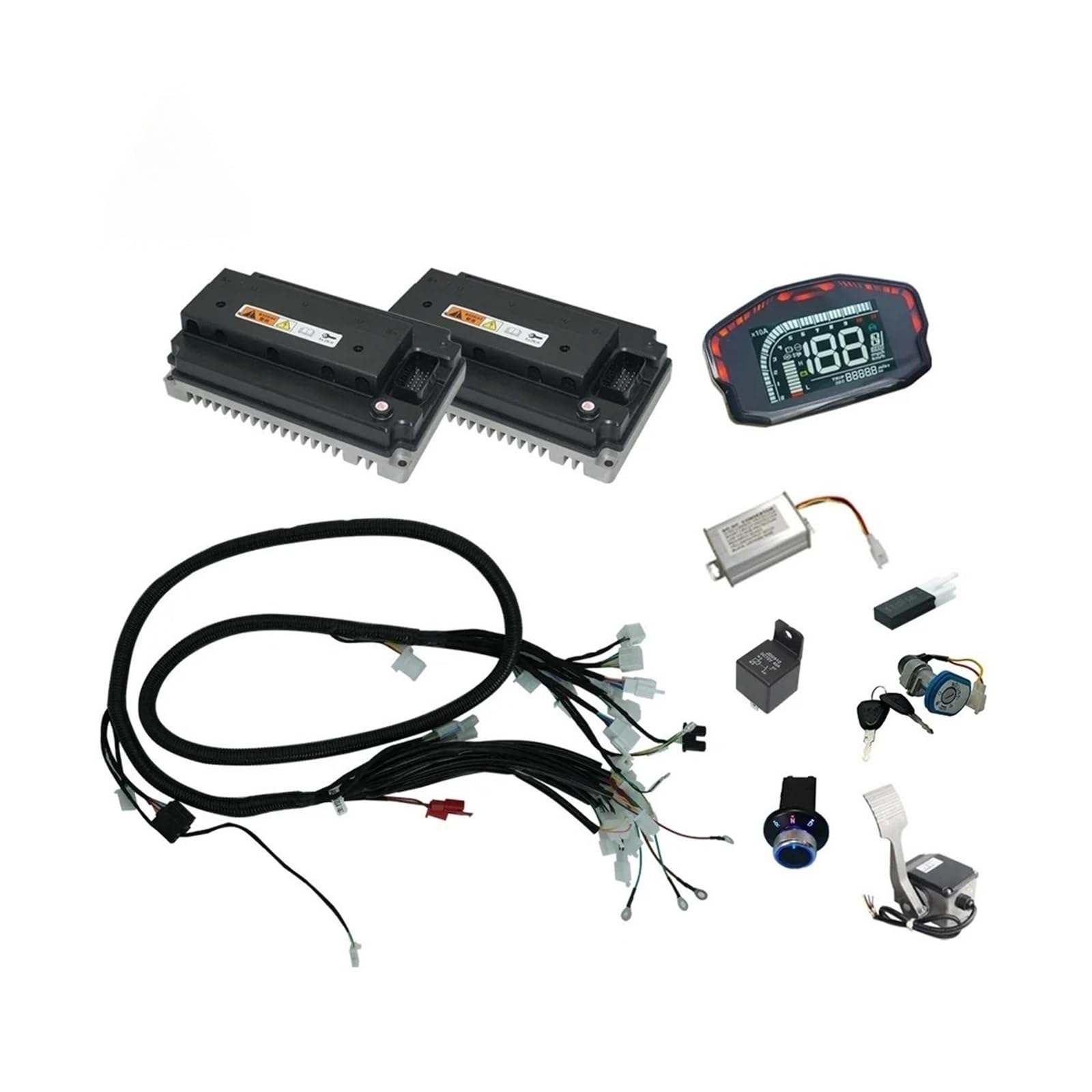 Dual-Drive Plug-and-Play Wiring Harness for Fardriver and Votol Controllers