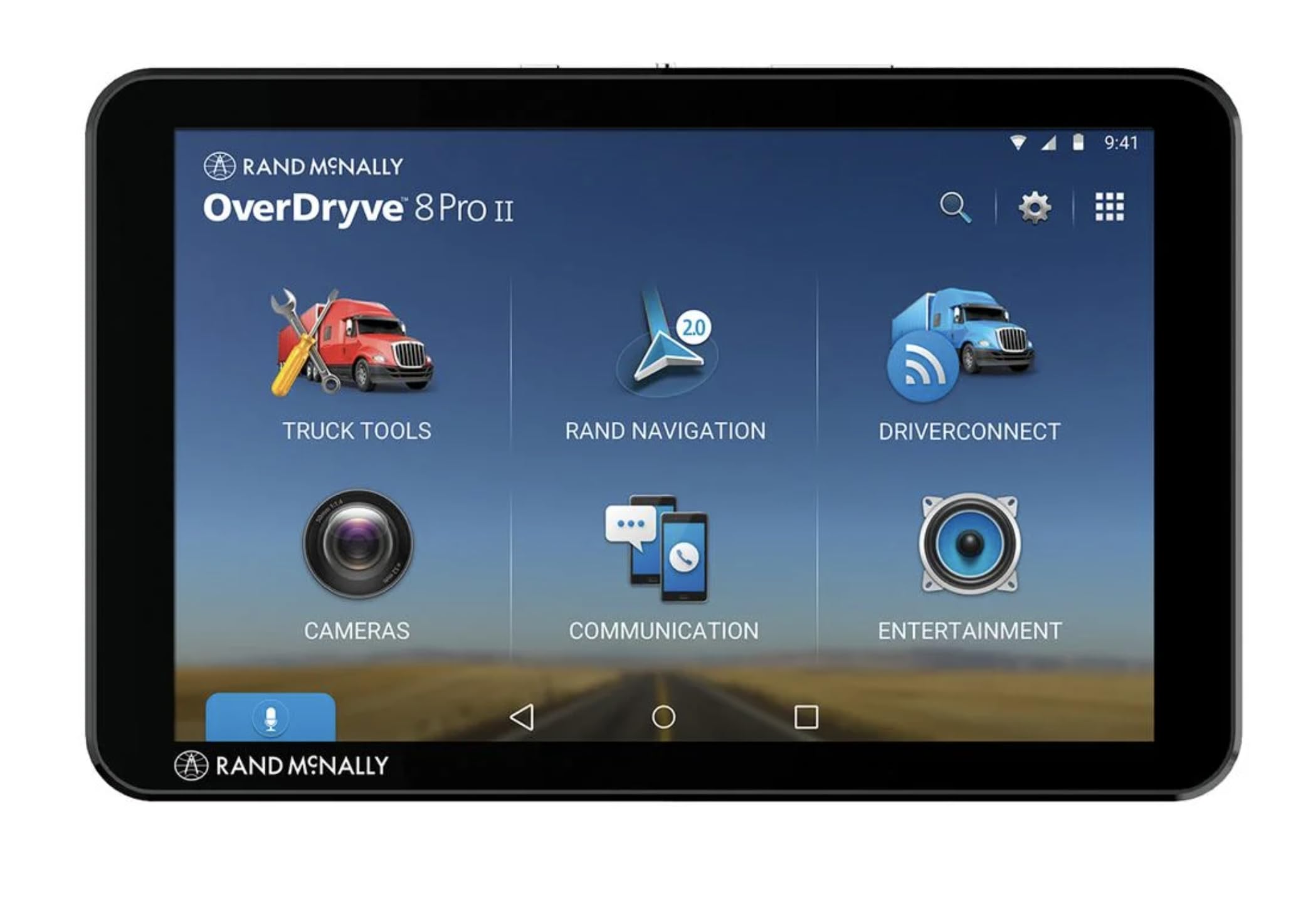 8 Inch Truck GPS Navigation System with Connected Tablet
