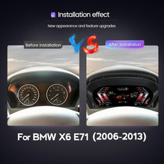 12.3 Inch Digital Instrument Cluster for BMW X5 E70 X6 E71 2007-2013