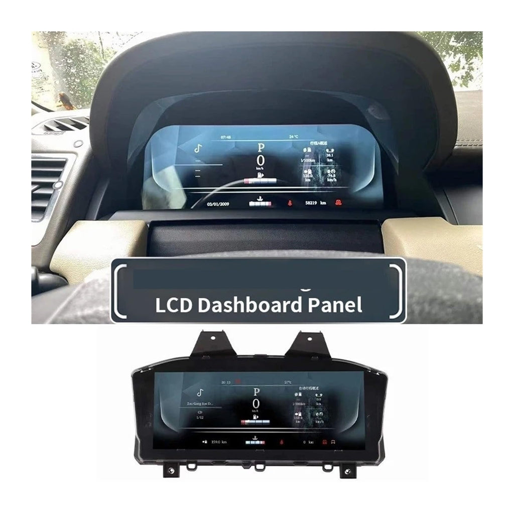 LCD Digital Instrument Cluster for Jaguar XE with HUD Display