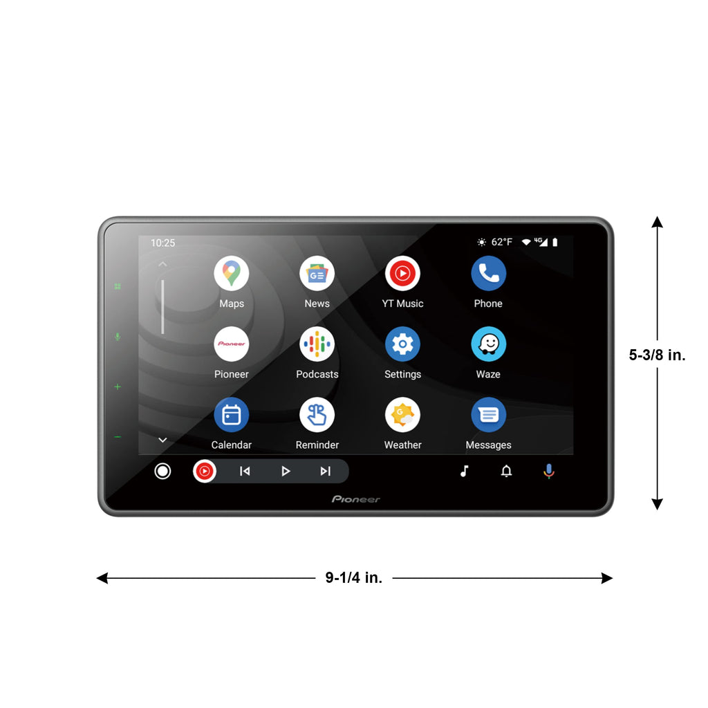9-Inch Floating Multimedia Receiver with CarPlay Android Auto Bluetooth