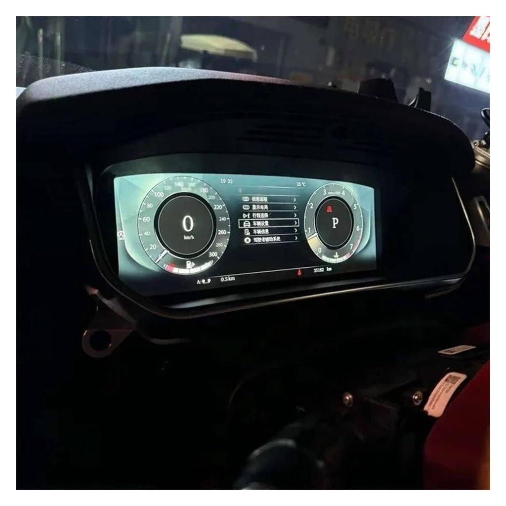 LCD Digital Instrument Cluster for Jaguar XE with HUD Display