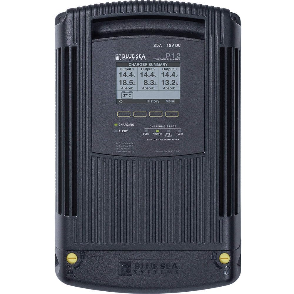 Blue Sea 7531 Charger Battery (12VDC 25A 3 Output Gen 2)