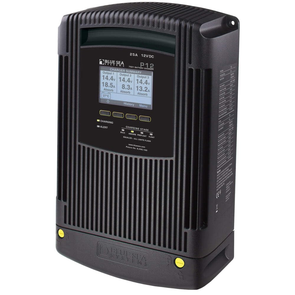 Blue Sea 7531 Charger Battery (12VDC 25A 3 Output Gen 2)