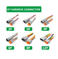 15cm Waterproof DT Wiring Harness Connector