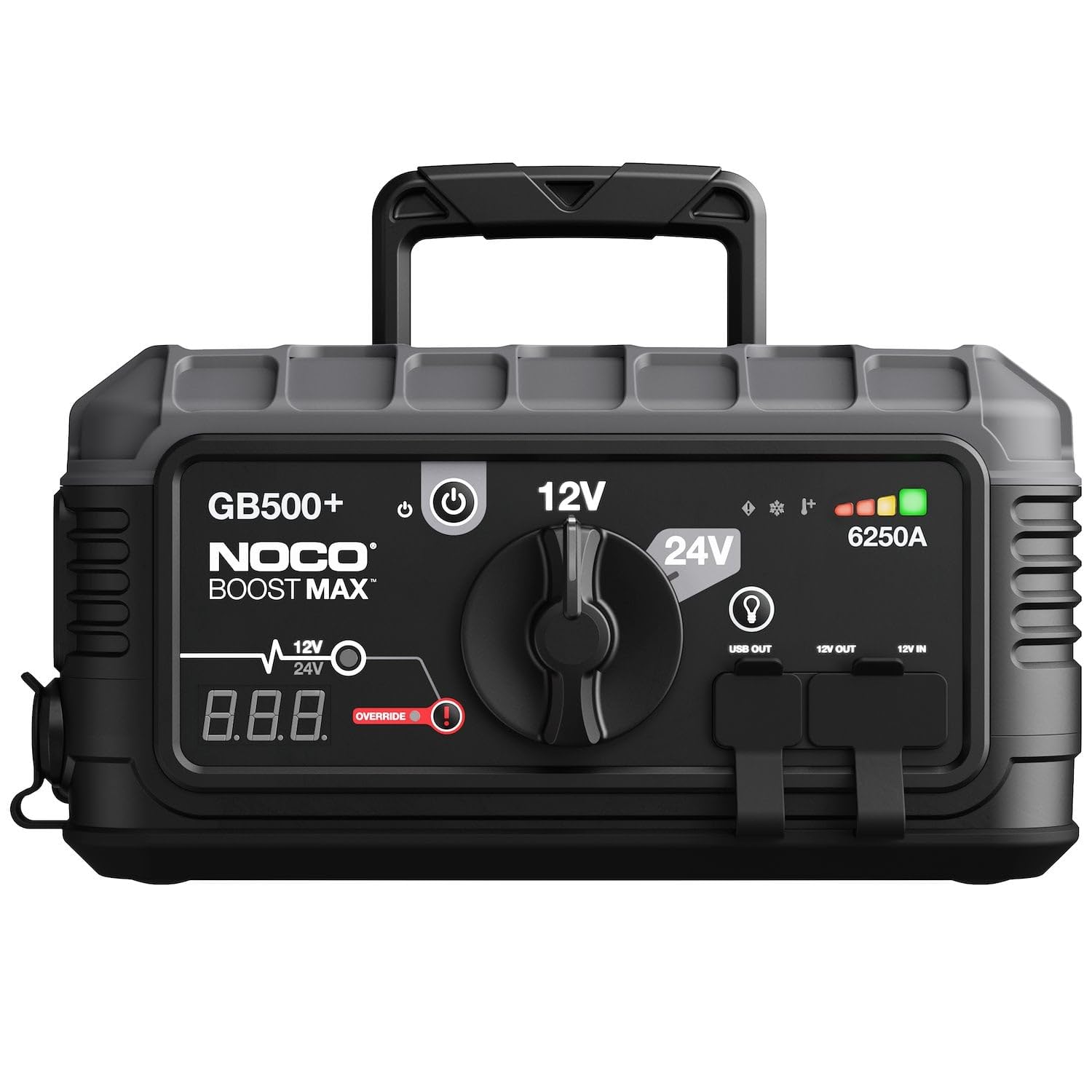NOCO Boost GB500 6250A UltraSafe Jump Starter, 12V/24V Battery Booster
