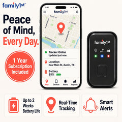 Portable GPS Tracker with 1-Year Subscription