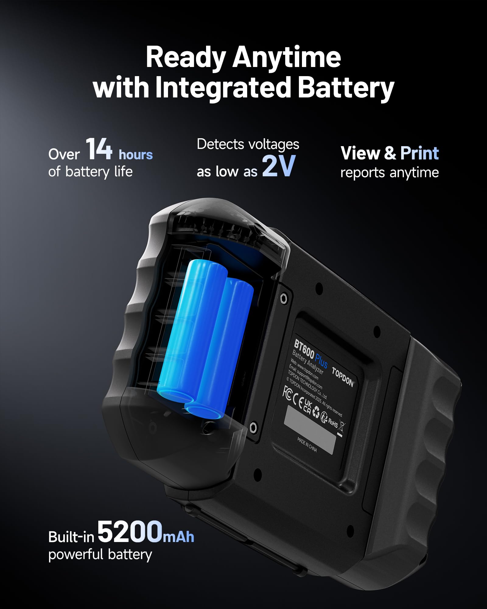 TOPDON BT600 Plus BT20 Car Battery Tester