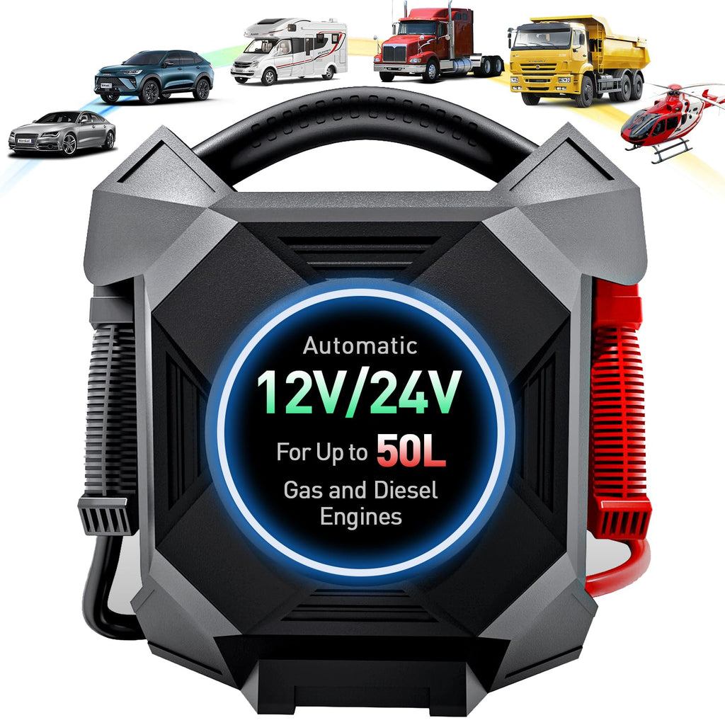 30000A 12V 24V Lithium Jump Starter for Gas and Diesel Engines