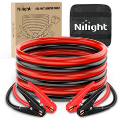 Heavy-Duty Battery Jumper Cables with Carrying Bag