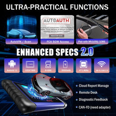 OE-Level Automotive Diagnostic Scanner with 40+ Service Functions
