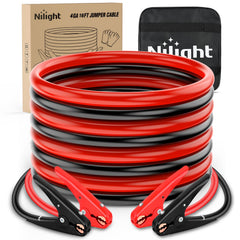 Heavy-Duty Battery Jumper Cables with Carrying Bag