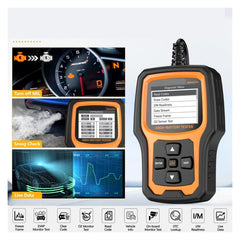 OBD2 Scanner with Battery Tester and Charging System Analyzer