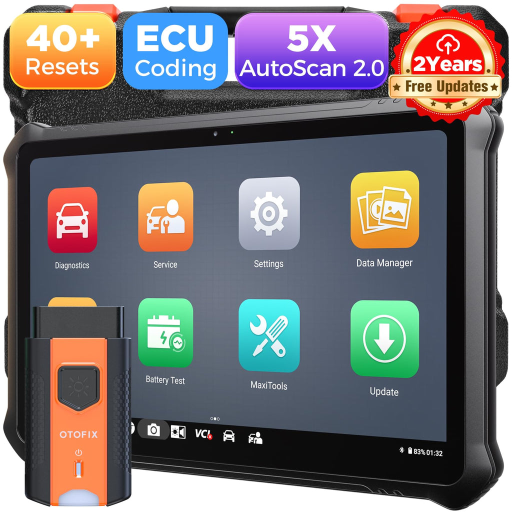 J2534 Bidirectional OBD2 Diagnostic Scanner with ECU Coding and 40+ Services
