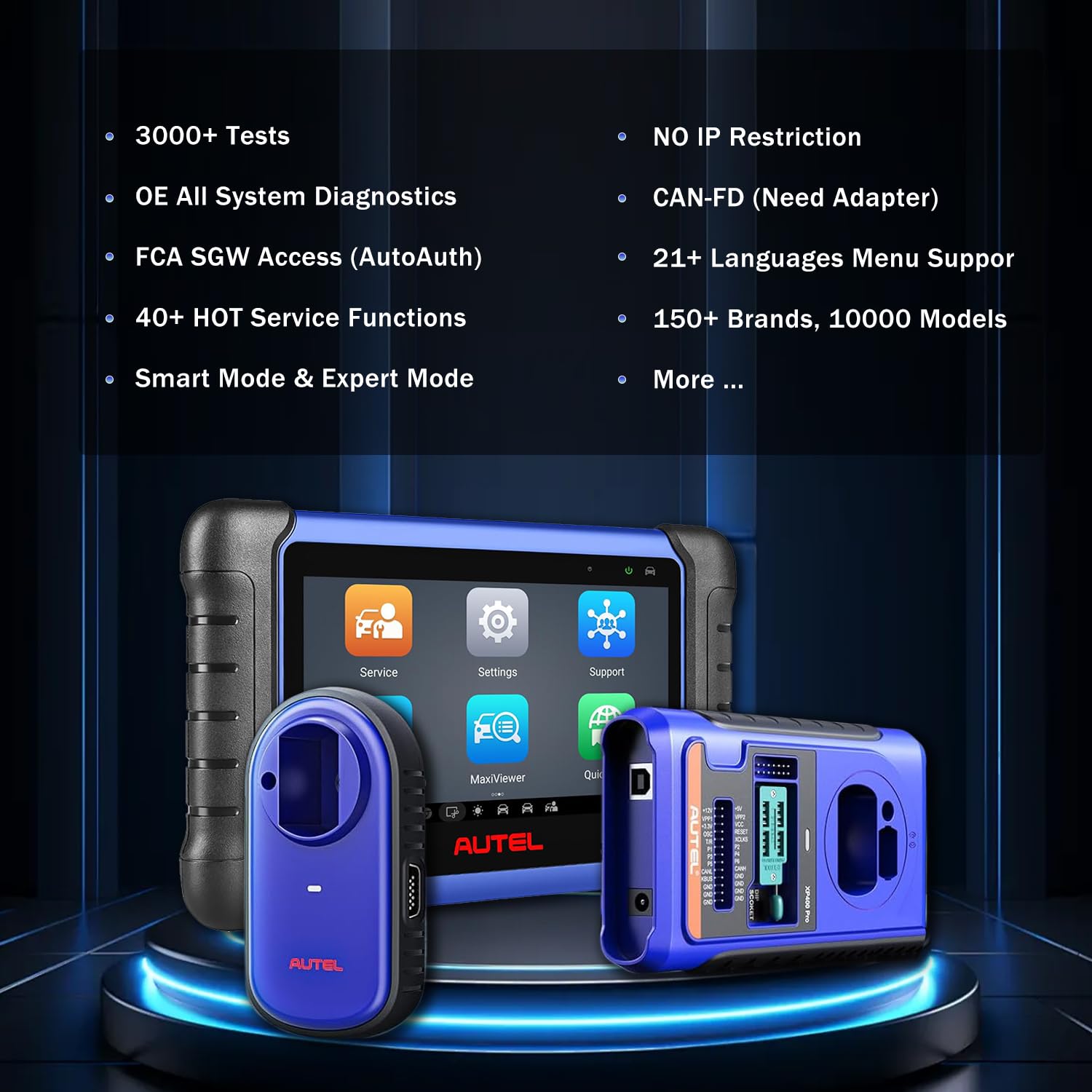 OE-Level Automotive Diagnostic Scanner with 40+ Service Functions