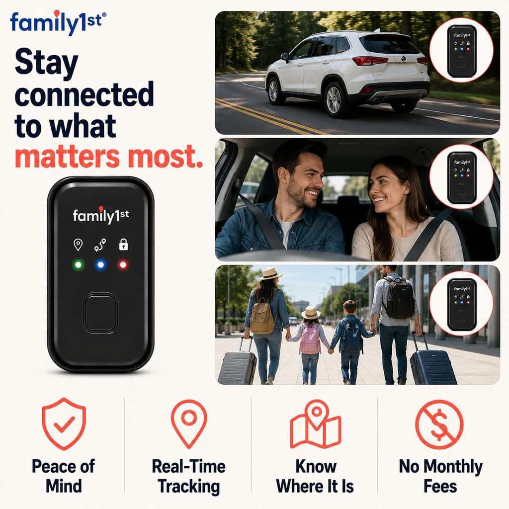 Portable GPS Tracker with 1-Year Subscription