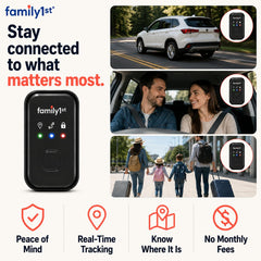 Portable GPS Tracker with 1-Year Subscription