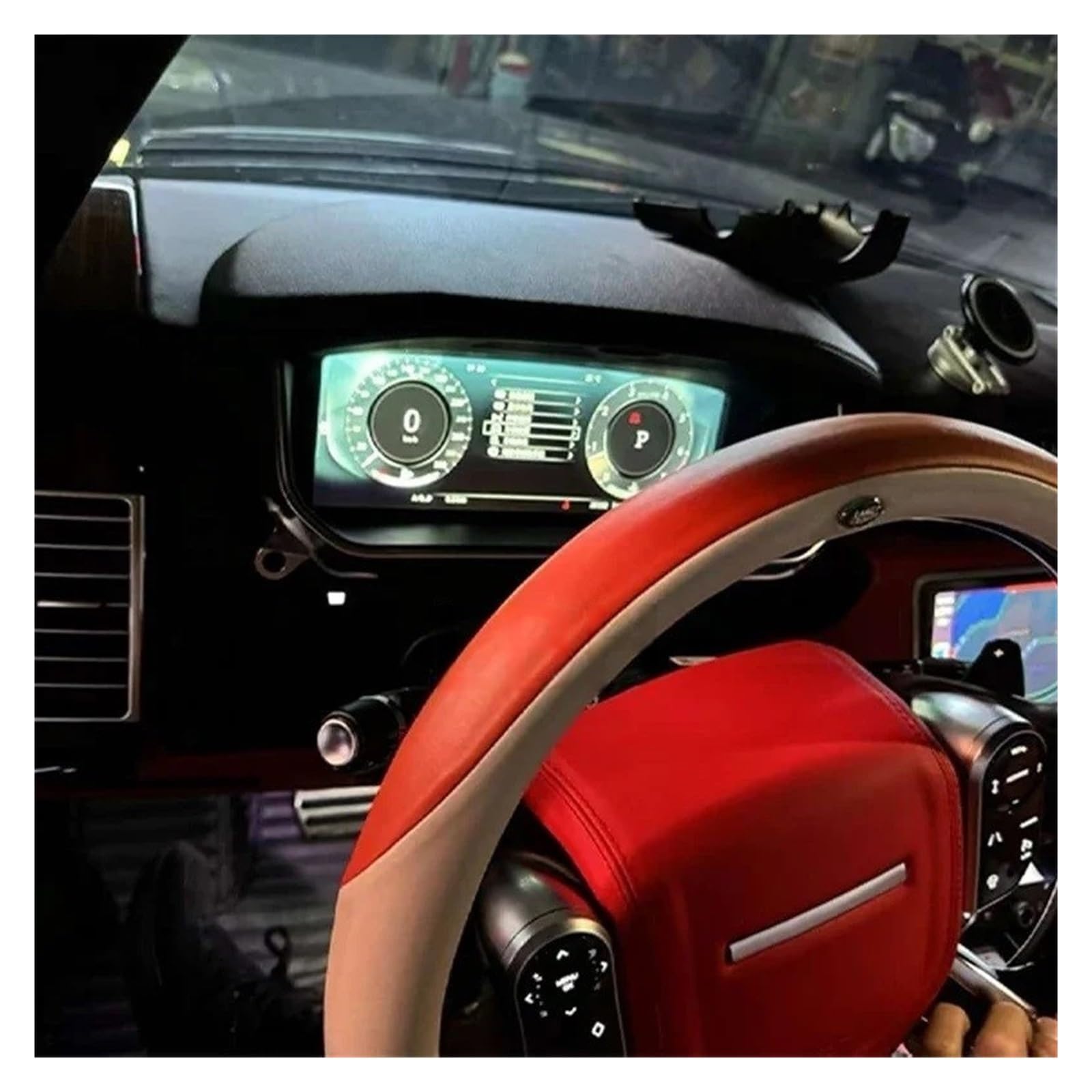 LCD Digital Instrument Cluster for Jaguar XE with HUD Display