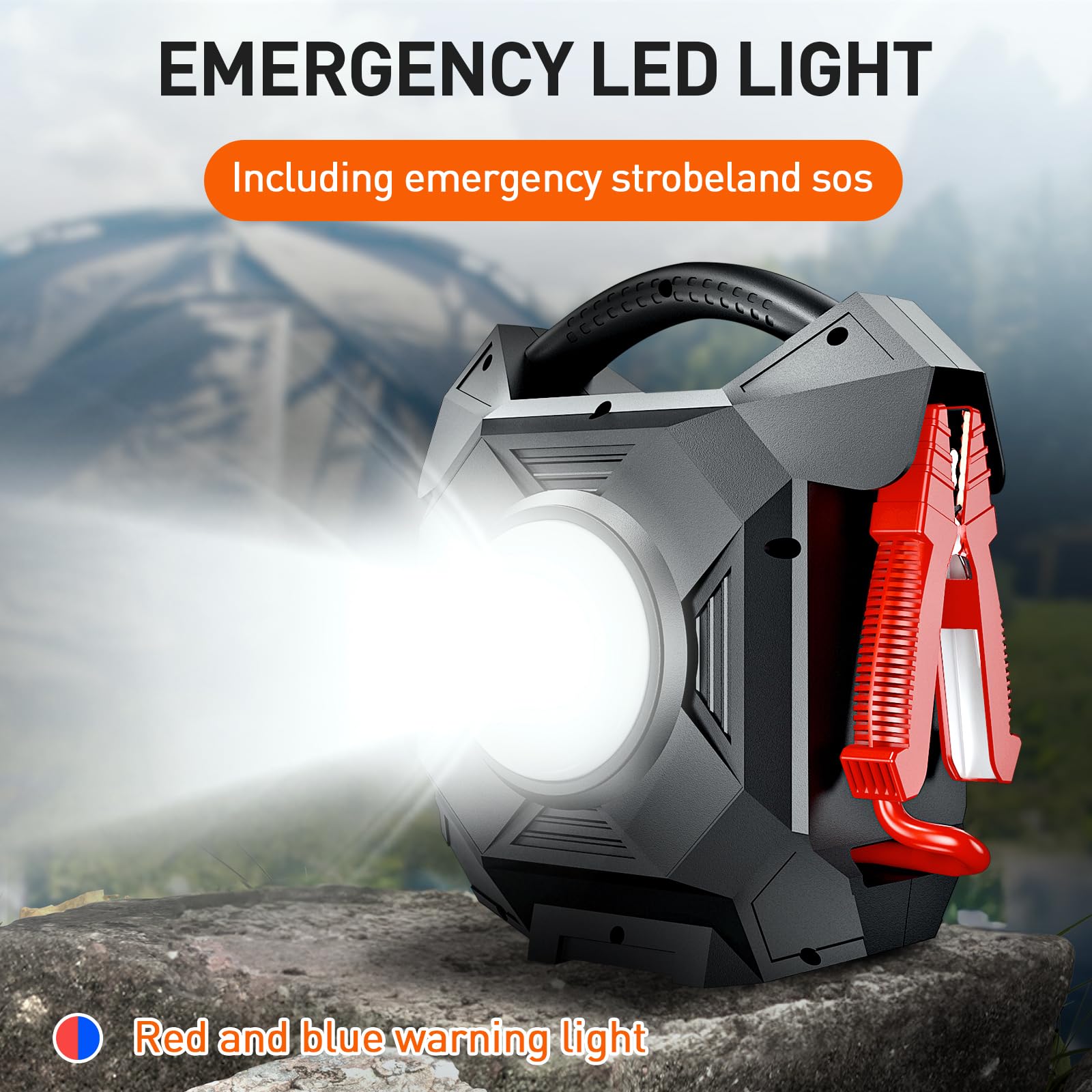 30000A 12V 24V Lithium Jump Starter for Gas and Diesel Engines