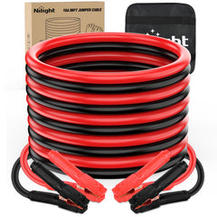 Heavy-Duty Battery Jumper Cables with Carrying Bag