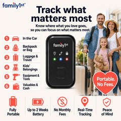 Portable GPS Tracker with 1-Year Subscription