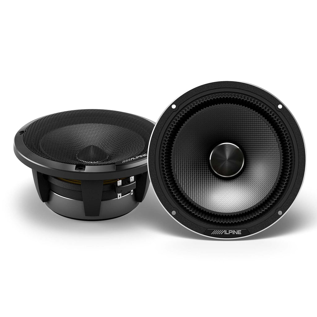 6.5-Inch 3-Way Component Speakers with 4-Channel Amplifier Bundle