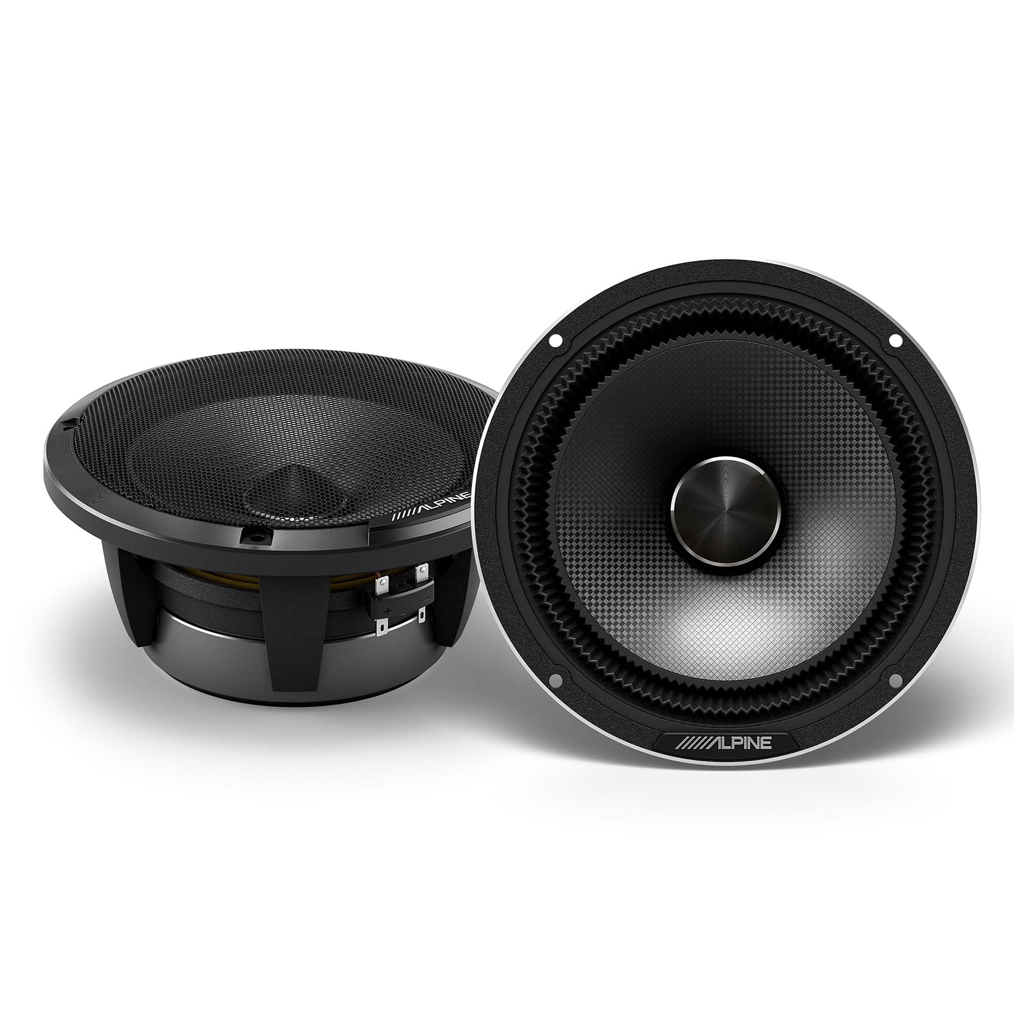 6.5-Inch 3-Way Component Speakers with 4-Channel Amplifier Bundle