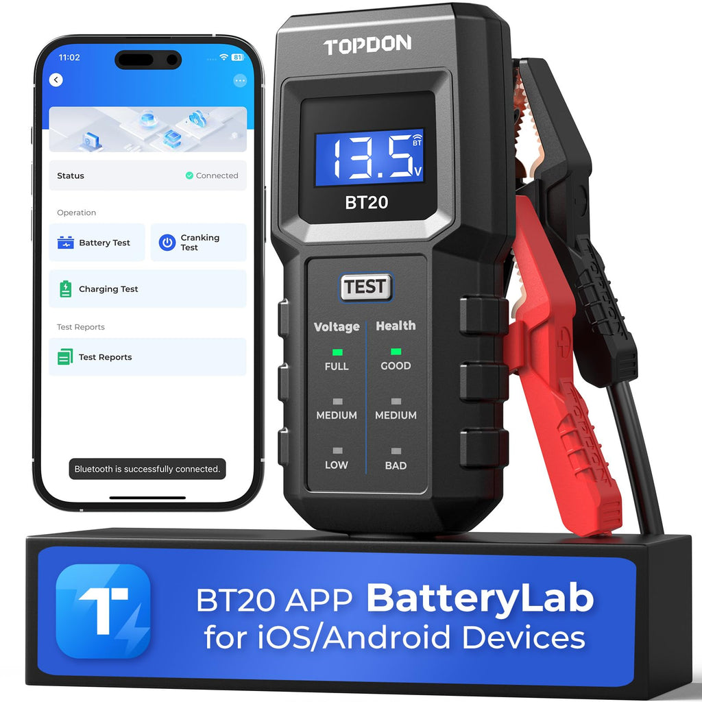 TOPDON BT600 Plus BT20 Car Battery Tester