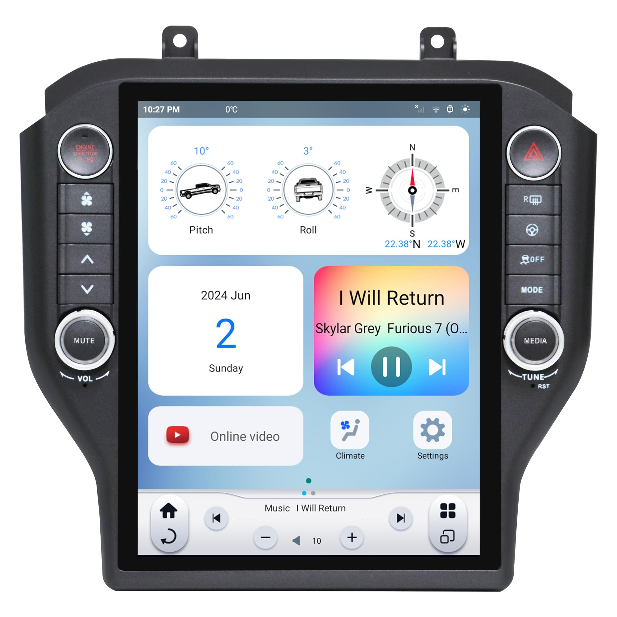 LINKSWELL GEN6 Car Radio for Ford Mustang 2015-2023