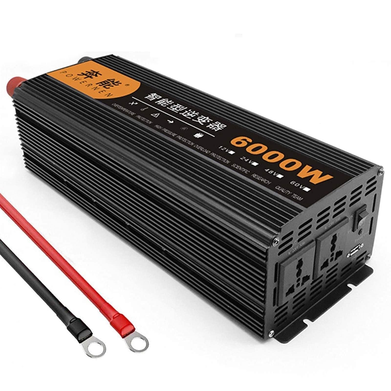 Pure Sine Wave Power Inverter 12V 24V to 110V 220V