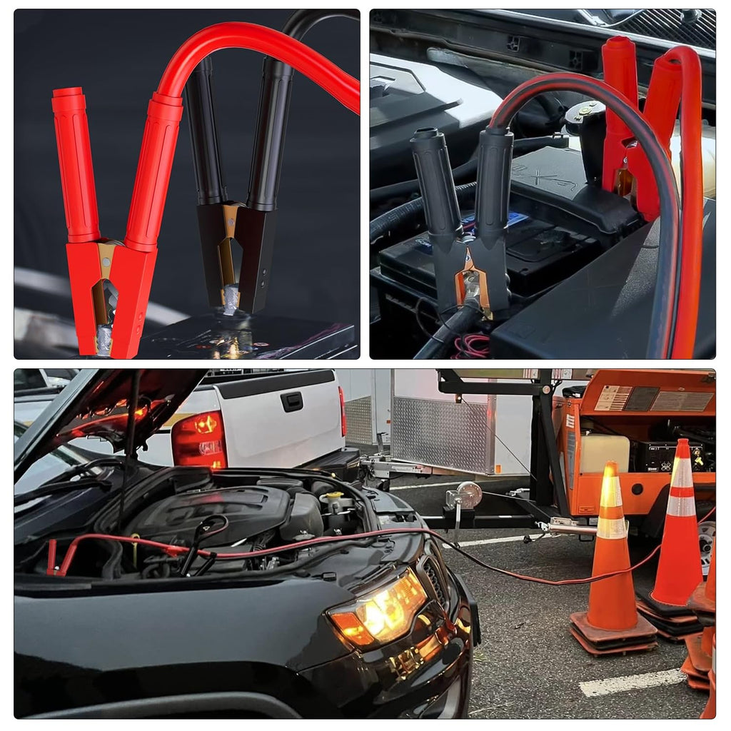 Heavy-Duty Battery Jumper Cables with Carrying Bag