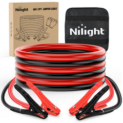 Heavy-Duty Battery Jumper Cables with Carrying Bag