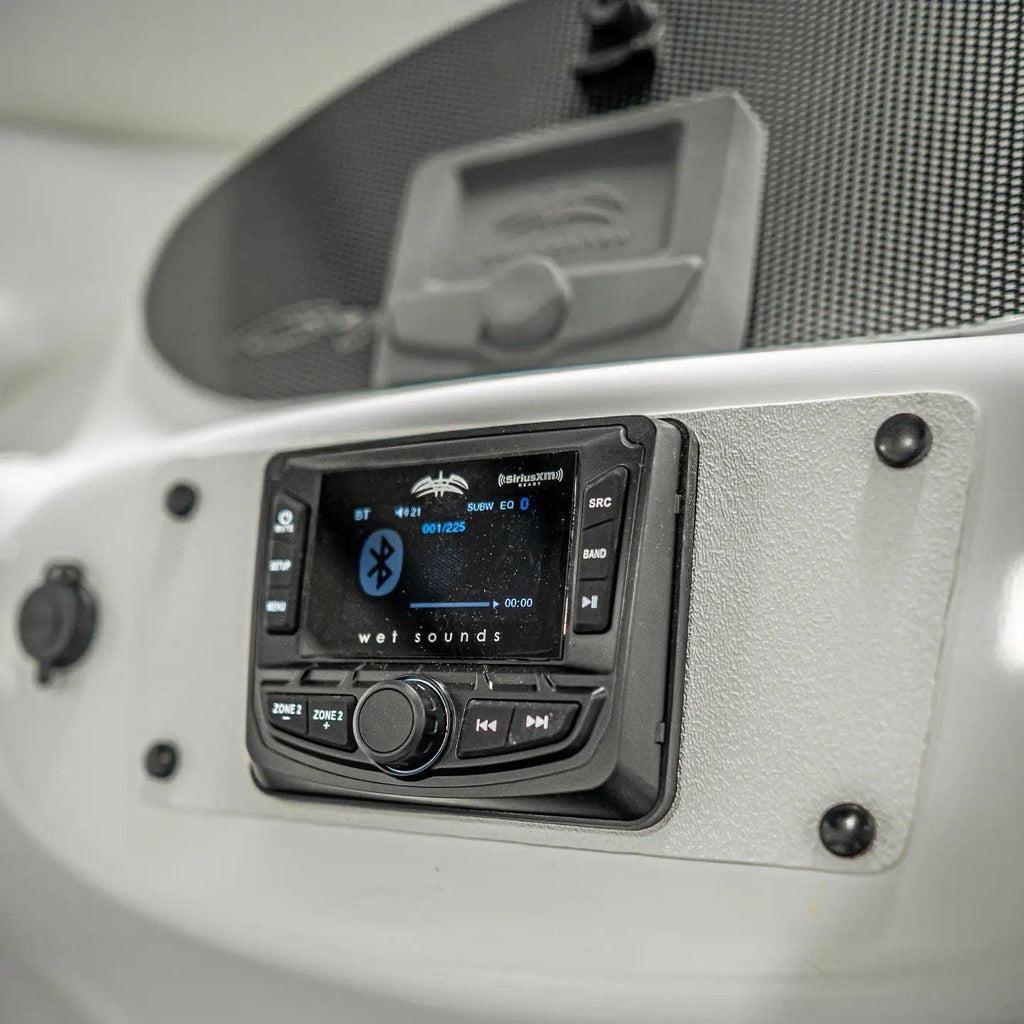 Tower Speaker Package with AM/FM Stereo Receiver and 4-Channel Amplifier