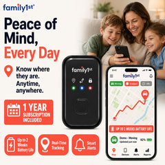 Portable GPS Tracker with 1-Year Subscription