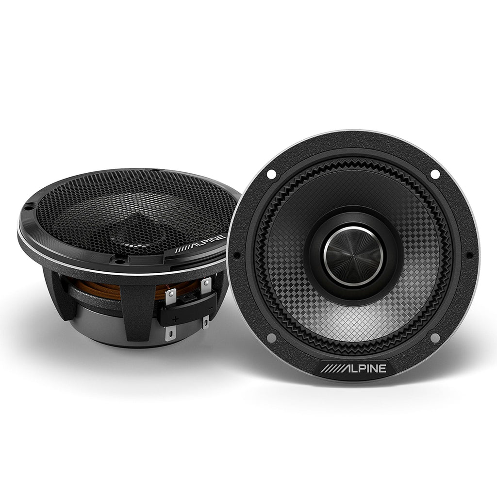 6.5-Inch 3-Way Component Speakers with 4-Channel Amplifier Bundle